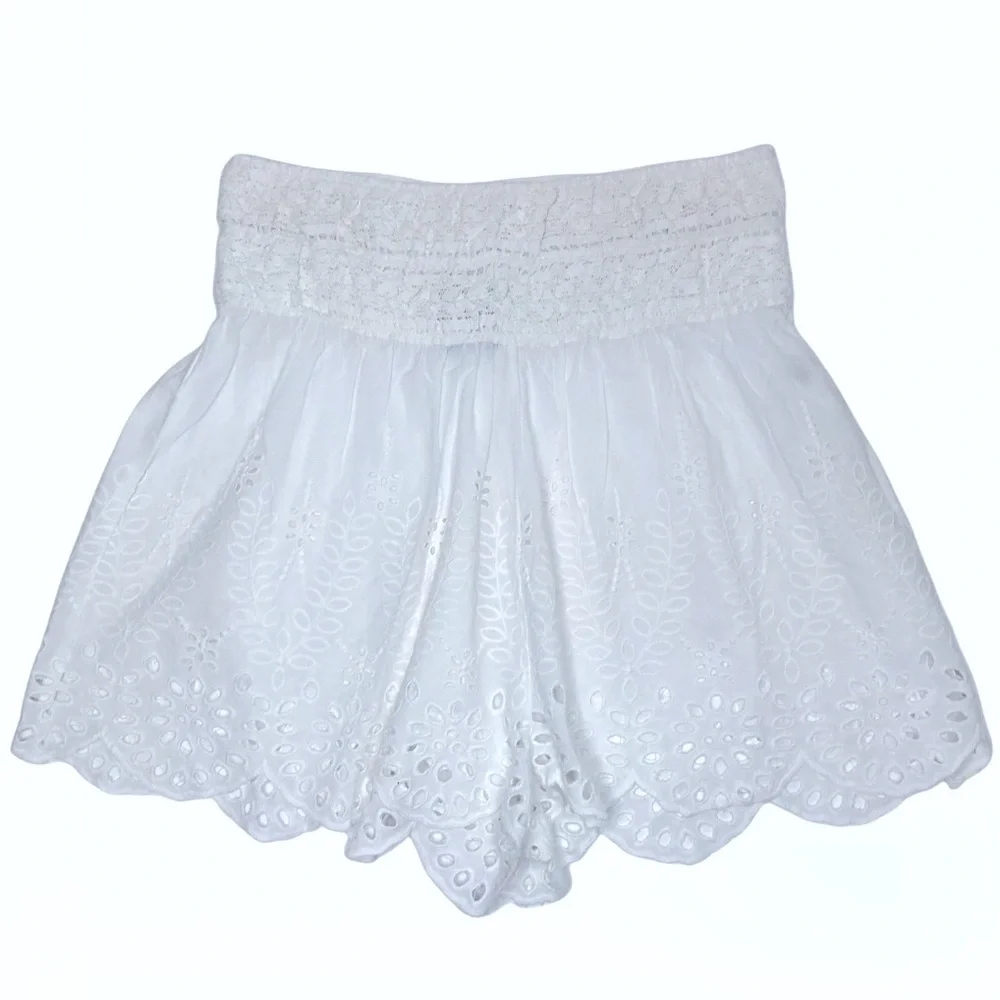 Free People 100% Cotton Embroidered Women’s Shorts - S